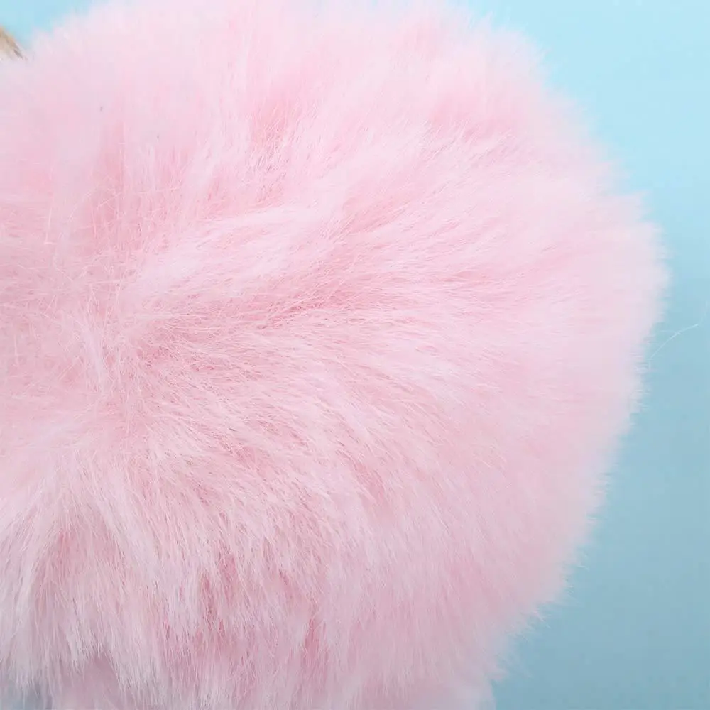 Dekorasi untuk tas wanita Aksesori Interior tas liontin gantungan kunci berlian buatan hati gantungan kunci Pompom