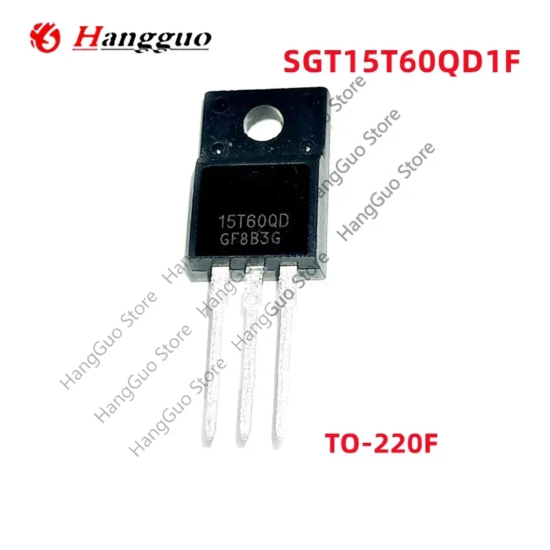 10pcs/Lot Brand  new original  SGT15T60QD1F 15T60QD TO-220F inverter IGBT tube 15A 600V