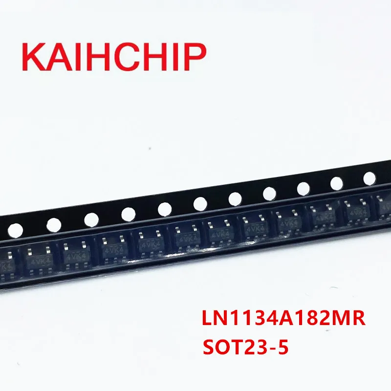 10-3000 PCS (in reel) LN1134A182MR LN1134A182MR-G LN1134 1.8V marking 4VK4 Patch LOD SOT23-5 1.8V Linear Regulator