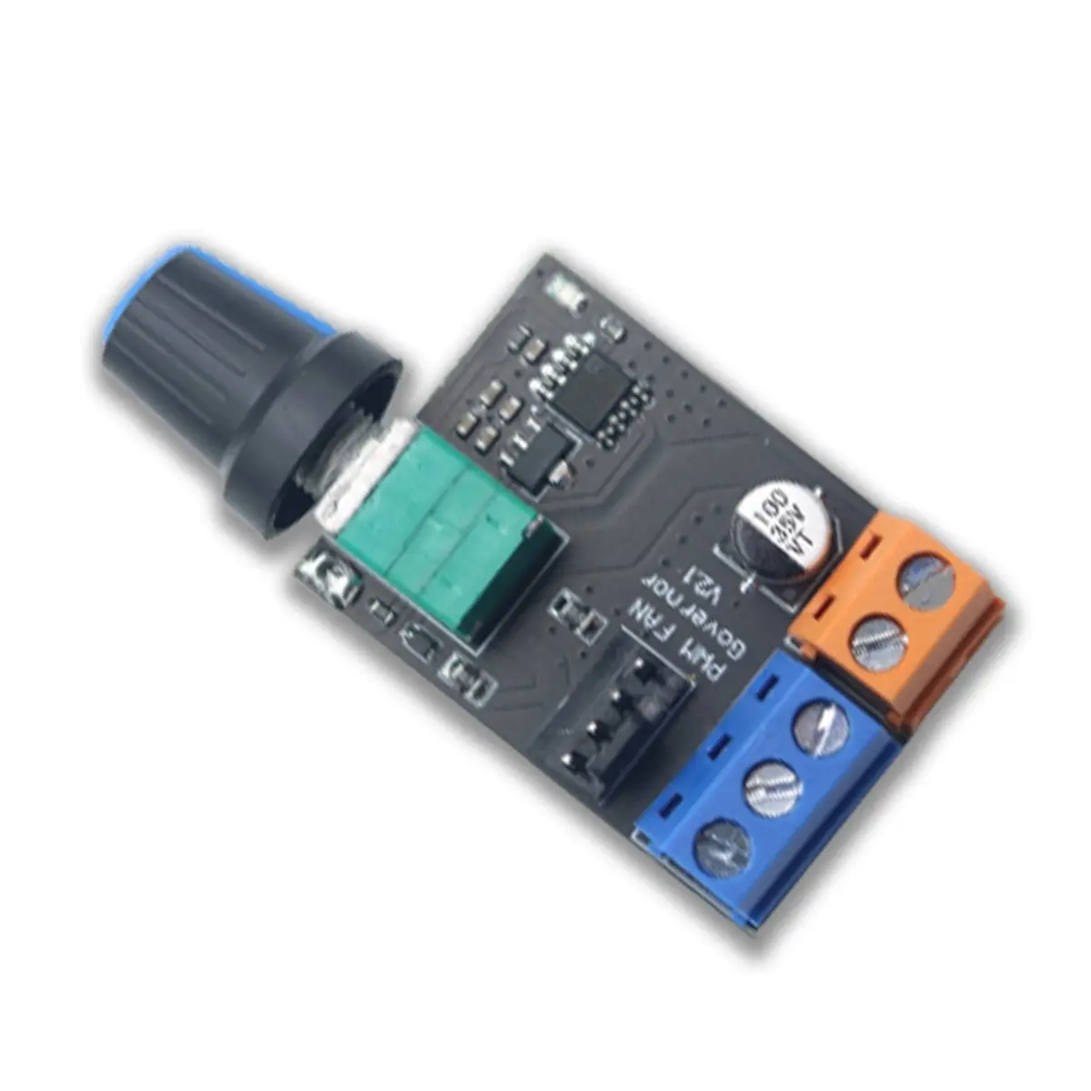 A72Z PWM Server Fan Speed Controller 3-Wire 4-Wire Motor Stepless Fan Governor DC 12V Motor Speed Control Switch Drive Module