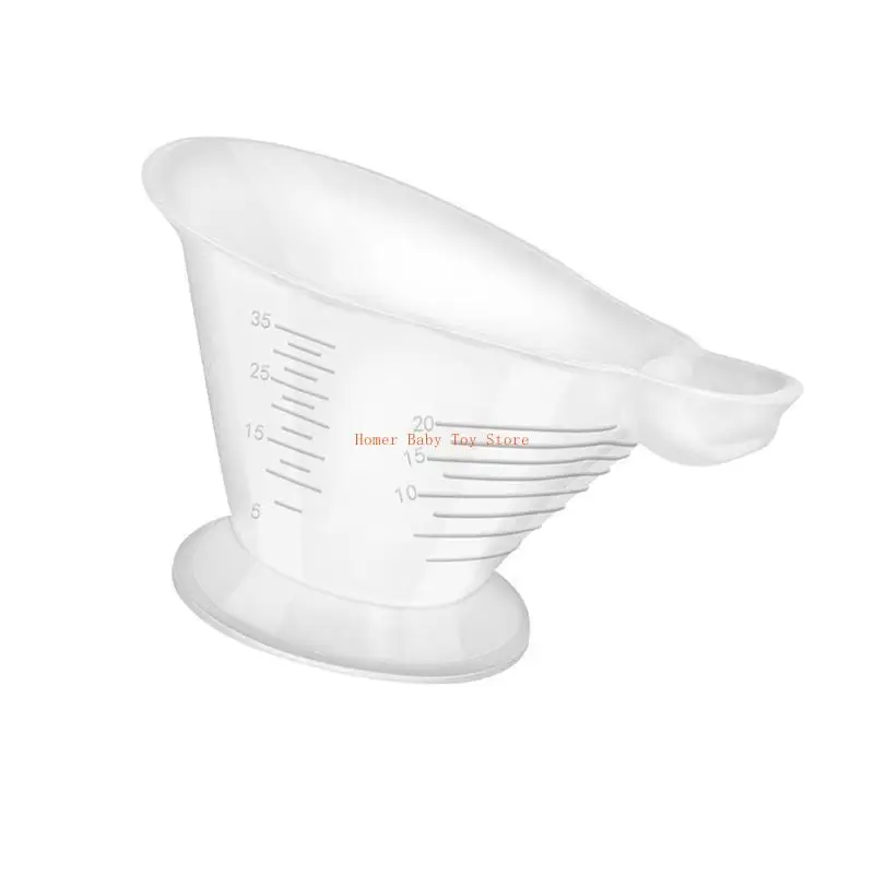

J0PF Baby Feeding Cup Silicone Cup Feeder with Clear Scale 35ml Capacity