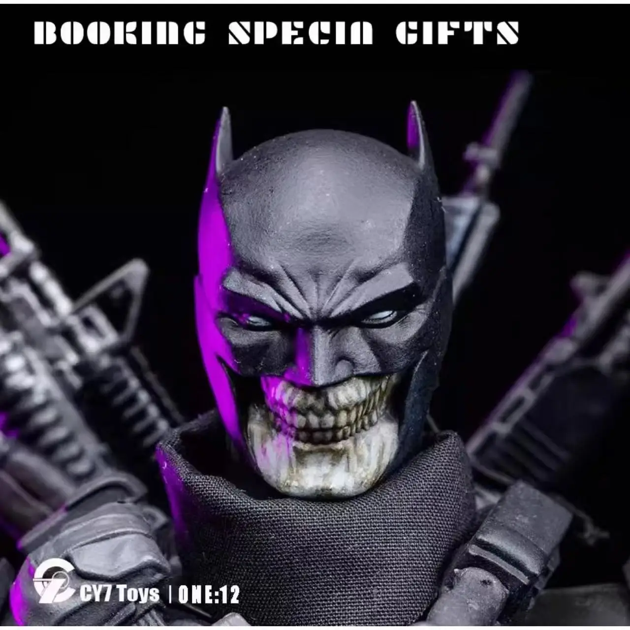 CY7toys 1/12スケール コレクタブルフィギュア バットヒーロー ナイトナイト フルセット 6インチ メンズ ソルジャー アクションフィギュア ボディ ベストファン ギフト ドール