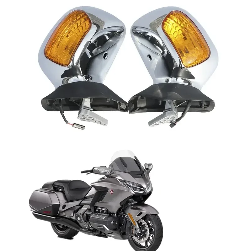 For Honda Gold Wing GL1800 GL 1800 2001-2011 2009 Motorbike Parts Mirrors Turn Signals