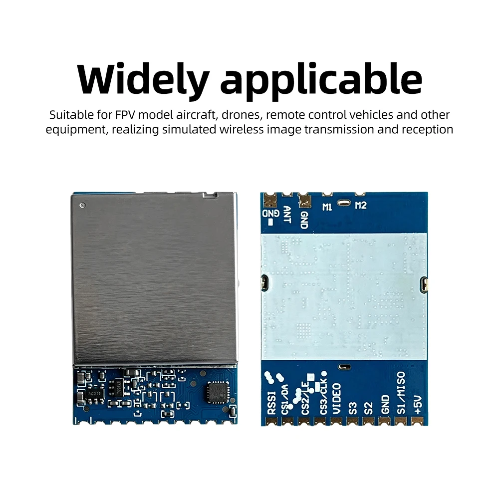 RX4500-SPI 4.5G Video Receiving Module Wireless FPV Image Transmission Analog Wireless Audio Video Transmission Reception Module