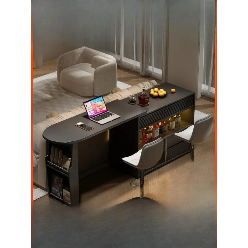 

Solid wood horizontal hall sofa back mountain cabinet household modern simple