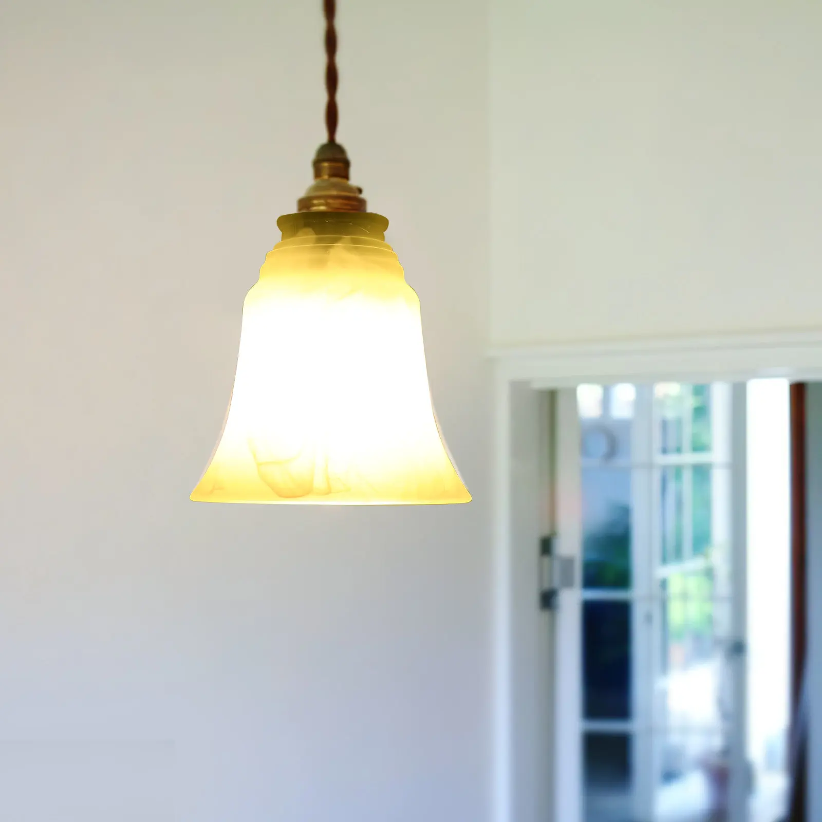 4Pcs Glass Lampshade Frosted Ceiling Light Shade Replacement Soft Glow Fan Light Covers Home Lighting Fixtures