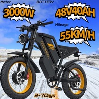 COSWHEEL GT20 PRO/MAX Electric Bicycle 3000W Dual Motor 48V 40AH  20Inch Fat Tire E-bike Mountain Adult Off-Road Electric bike