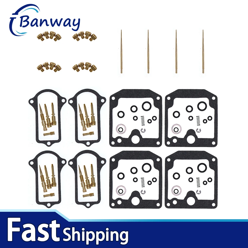 

4pcs For 1977-78 Kawasaki kz1000 LTD Motorcycle Carburetor repair kit