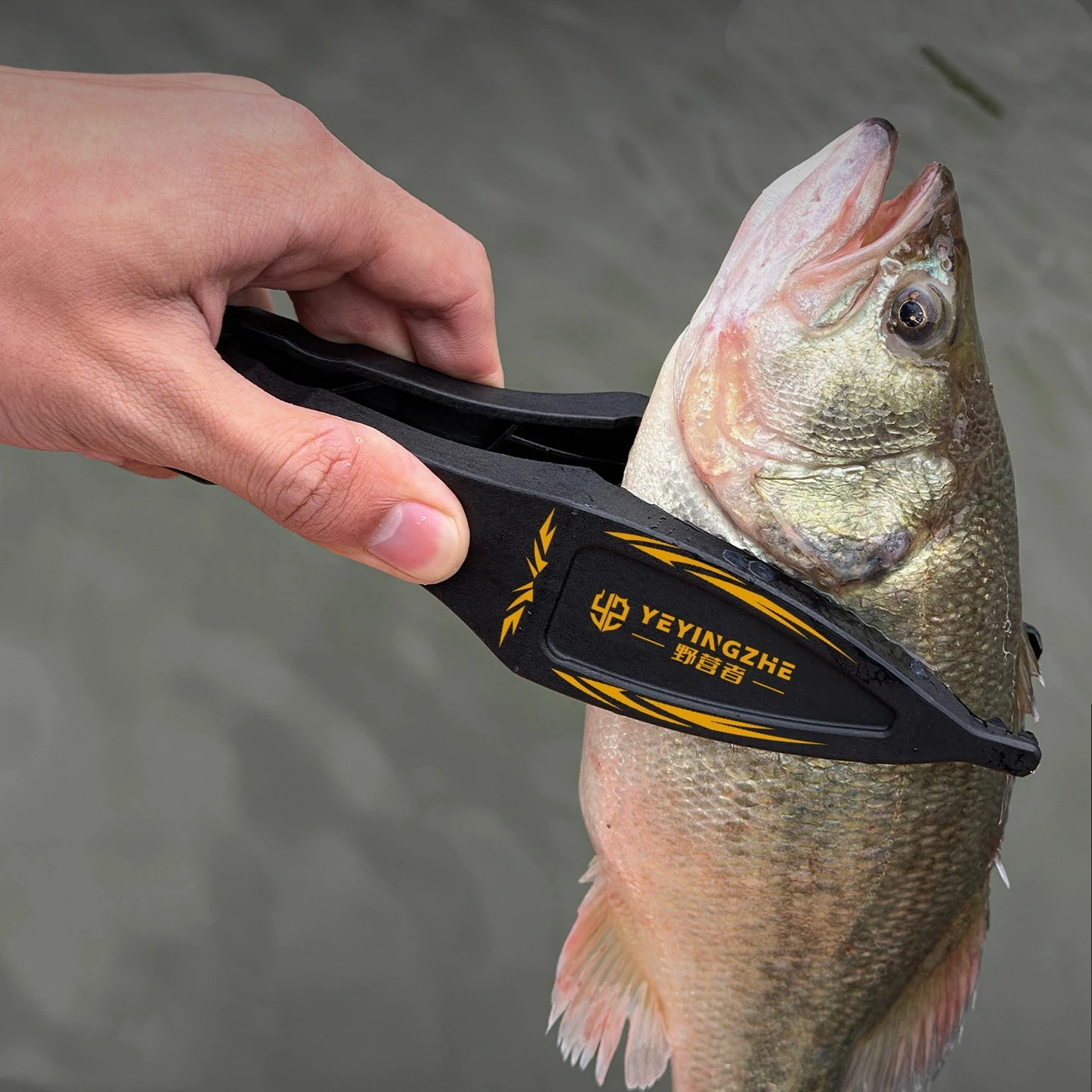 Floating Fish Gripper Catcher - Fishing Grabber with Lip Grip Tool Hook Extractor Scale Clamp Mouth Pliers for Fishman