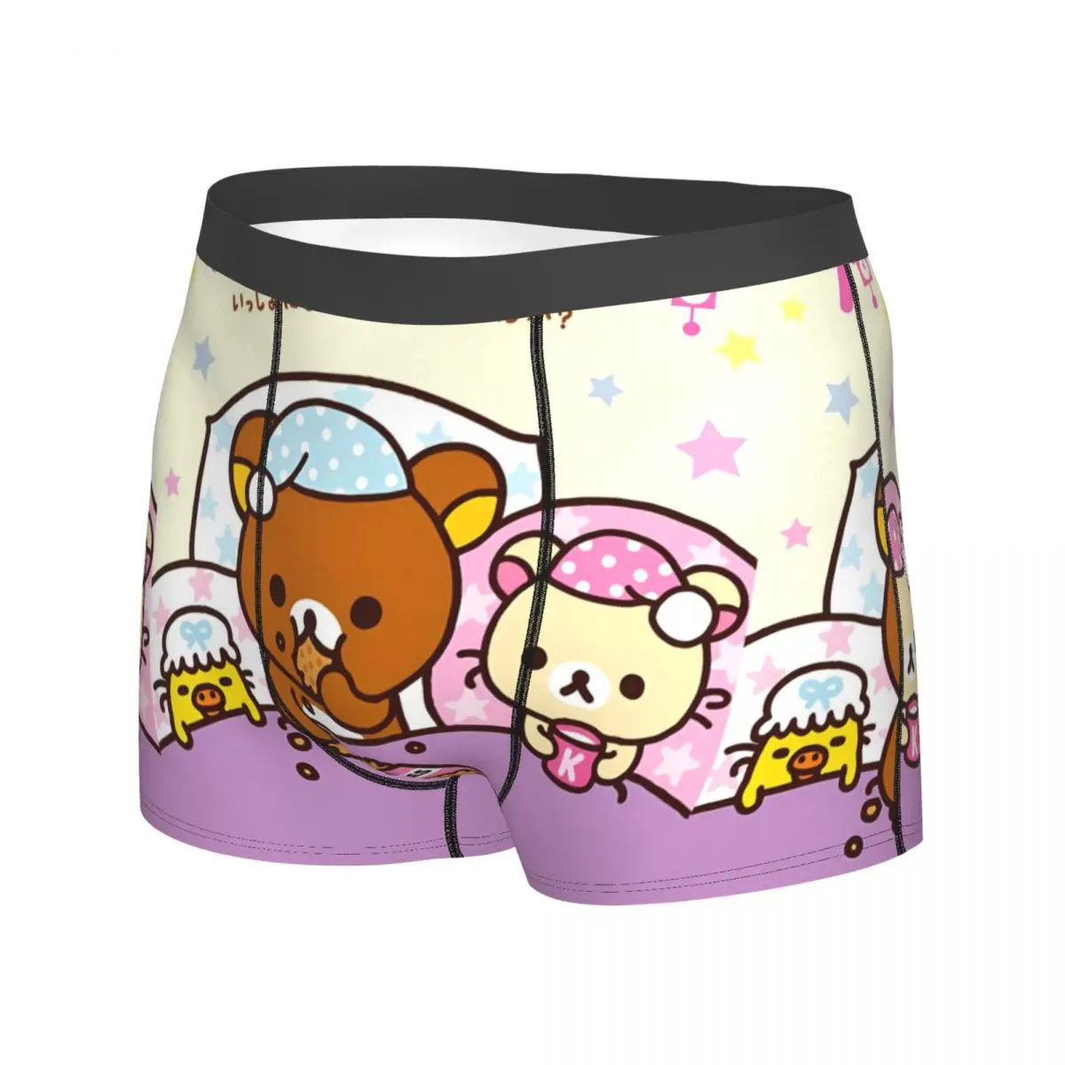 Rilakkumas Underwear Easy Bear Males Panties Customs Comfortable Boxershorts Trenky Boxer Brief Plus Size