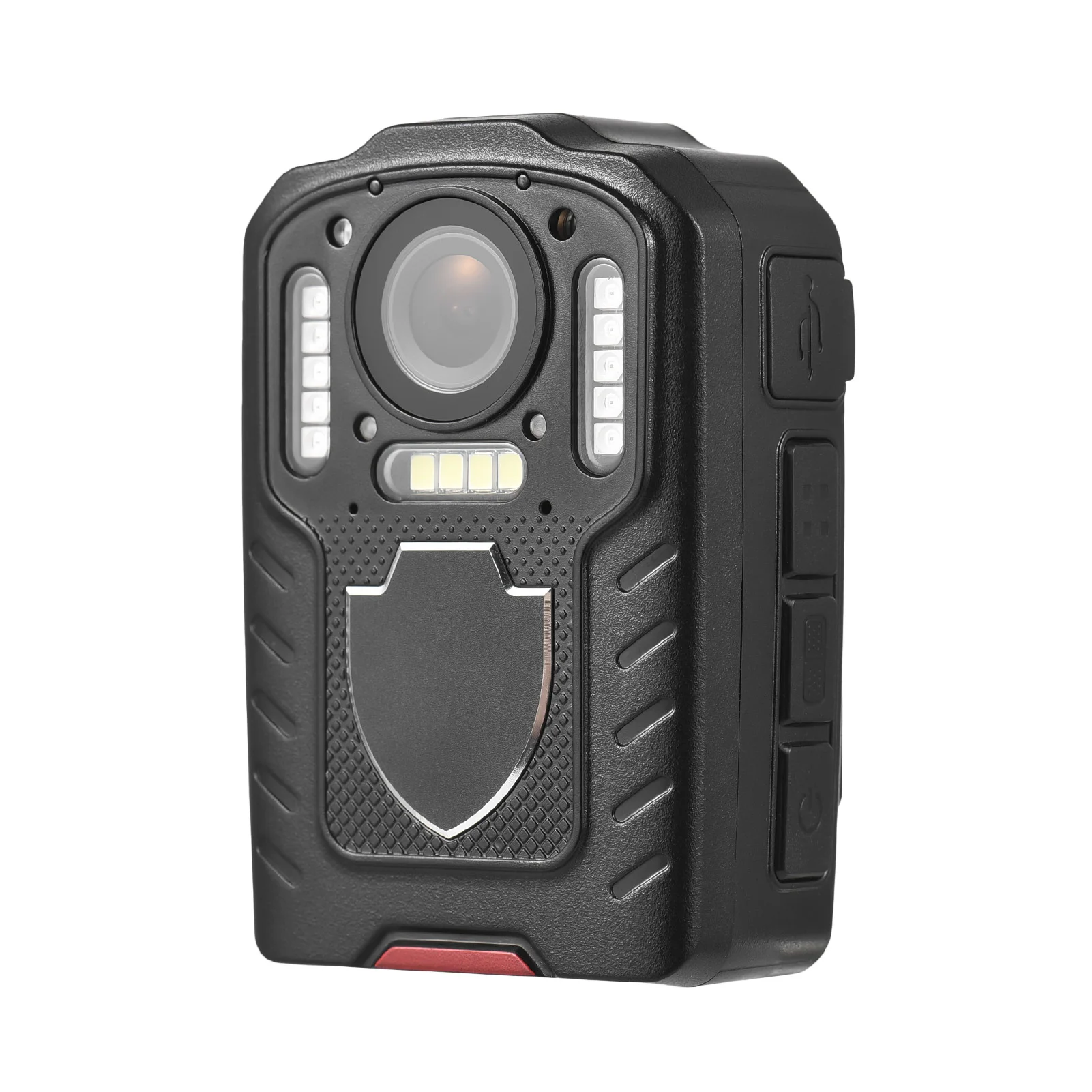 

Нательная камера 1080P с записью аудио и видео, ИК ночным видением, датчиком движения, ЖК-экраном, встроенной памятью 64 ГБ, носимая видеокамера