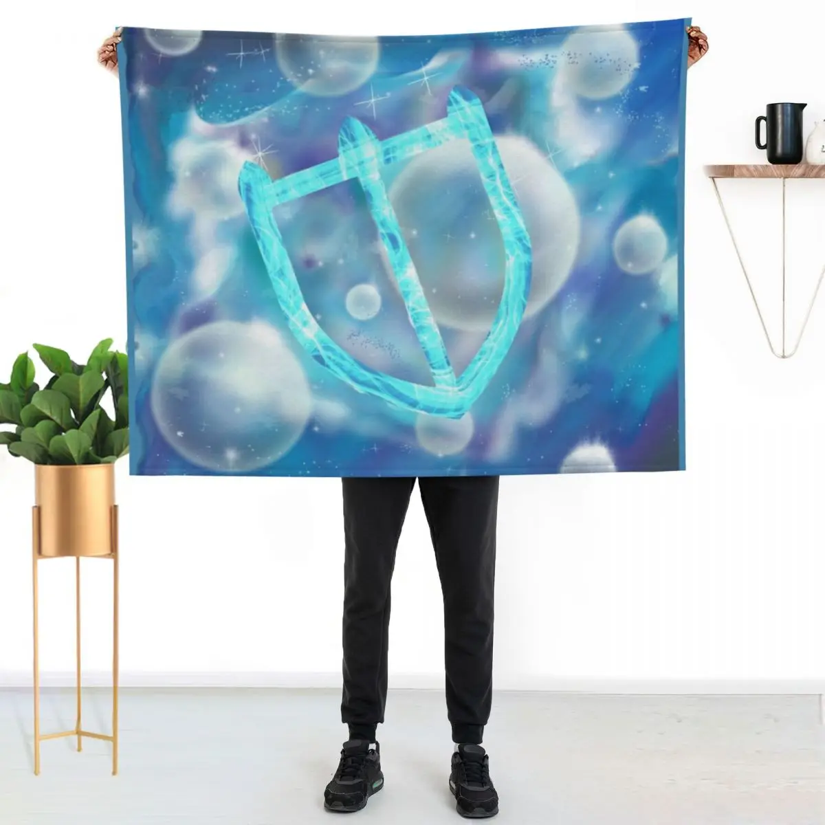 Paladin Galaxy Throw Blanket Blankets For Bed Loose Comforter Sleeping Bag Furrys Custom Blankets