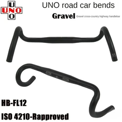 UNO FL12/CR12 Aluminum Alloy Gravel Road Outer Drop Bike Handlebar Diameter 31.8 Length 400mm Light Weight Bicycle Parts