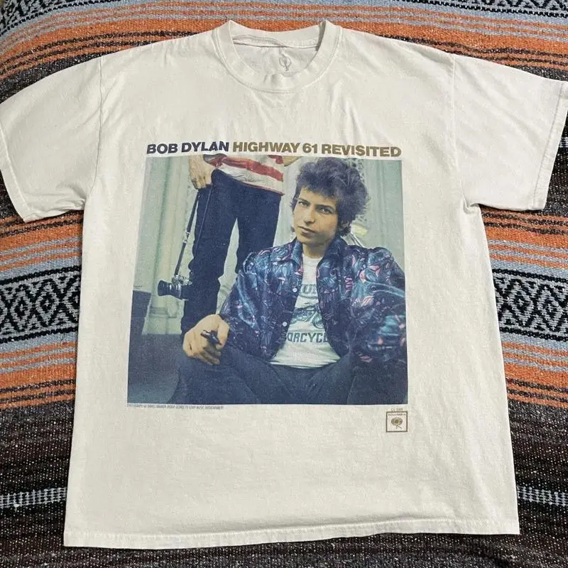 NEUES ARTIKEL Bob Dylan Highway 61, überprüftes Musik-T-Shirt in voller Größe S 4XL