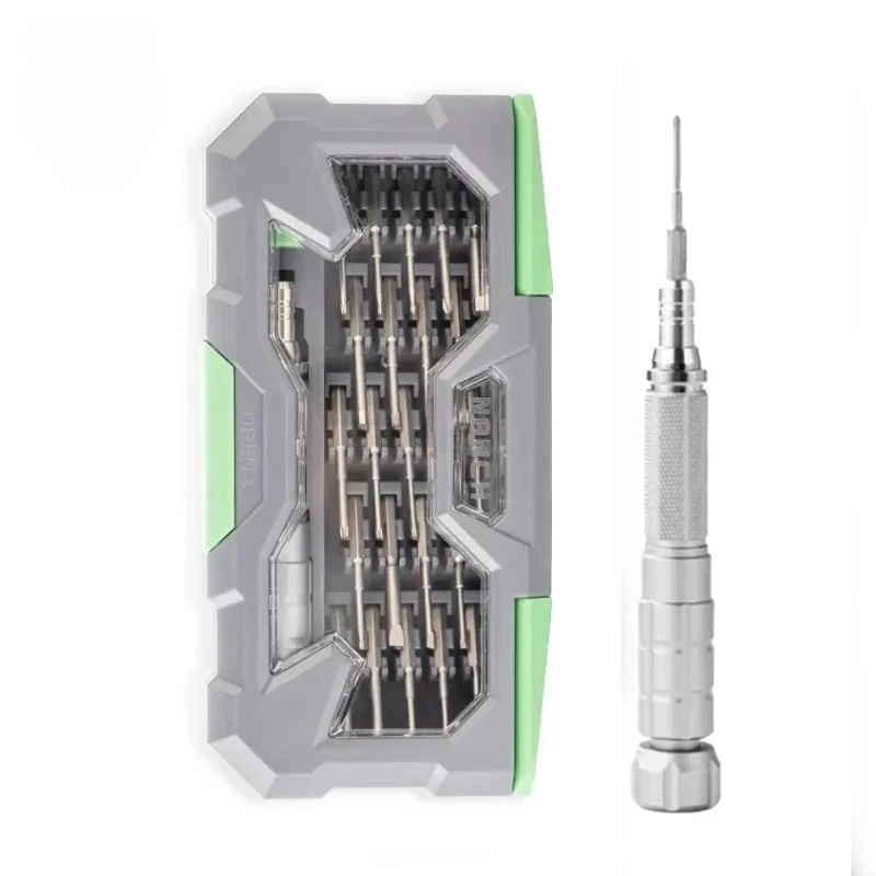 NANCH 23-in-1 Edition Ejection S2 Steel Precision Screwdriver for Mobile Cellphone Watch Repair Tool Home Screwdriver Set
