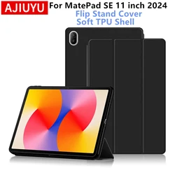 Case For Huawei MatePad SE 11 Inch 2024 Tablet PU Leather Flip Stand Cover for Huawei MatePad SE 11