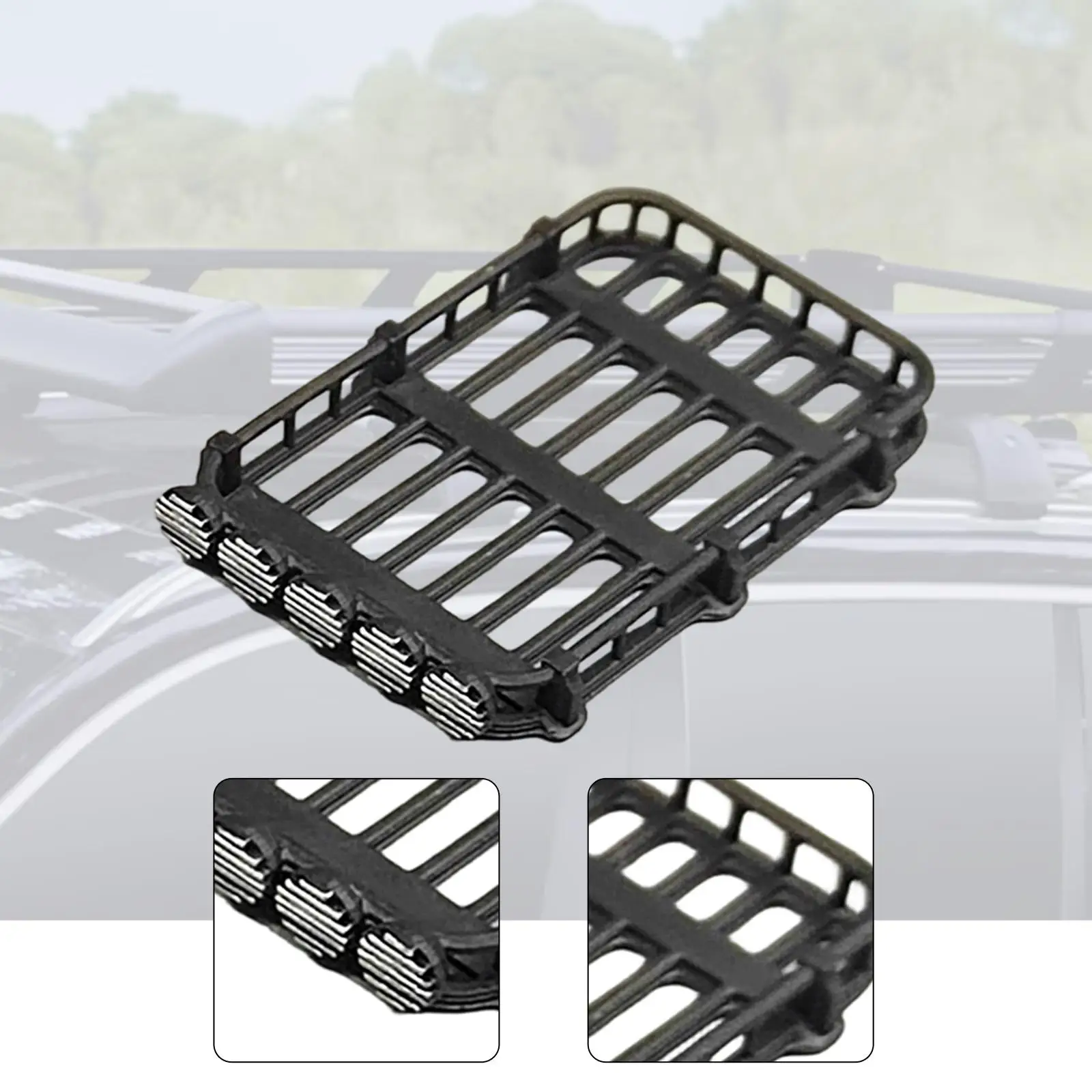 رف سقف واقعي من الراتنج بمقياس 1:64، إكسسوار مصغر لمجموعة السيارات المصغرة وبناء النماذج