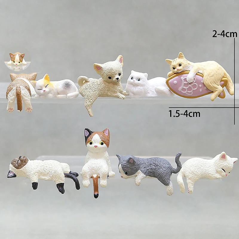 Nine models resin animals doll diy accessories room decorations supplies noel articoli natalizi weihnachtsdeko home decor items