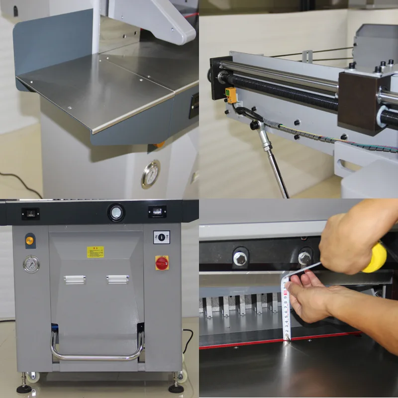 5010PX Fully Automatic Programmable Hydraulic Cutter Dual Guide Rail Screw Rod LCD Touch Screen Paper Trimmer