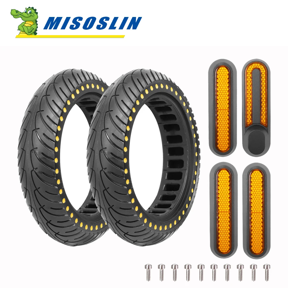 

8.5 inch Solid Shock Tire Rubber Honeycomb Tyre For Xiaomi M365 Pro Pro2 Mi3 Electric Scooter Tyre Wheel Cover Protect Shell