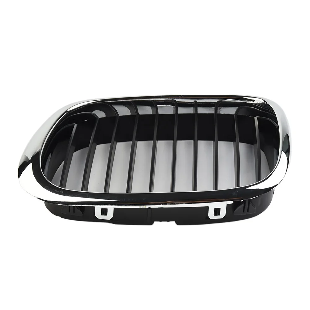 

Grill Grilles Mesh For Sedan 525 530 535 540 M5 Front Replacement Silver Outline ABS Plastic Durable Practical