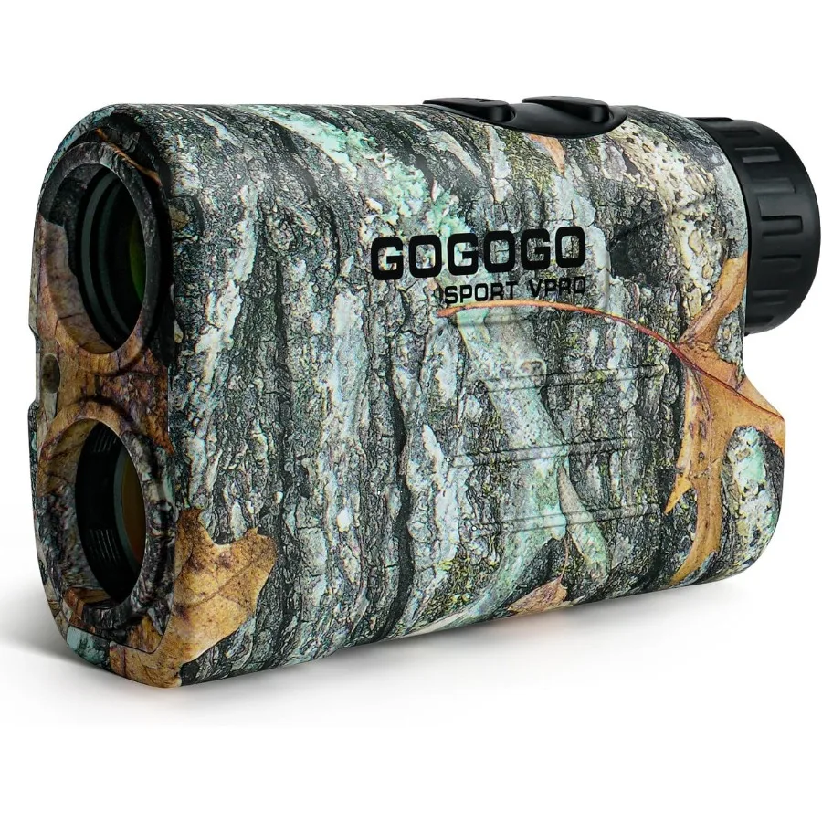 Laser Golf and Hunting Rangefinder with 1000 1200 Yards Range 6X Magnification for UltraClear View Light