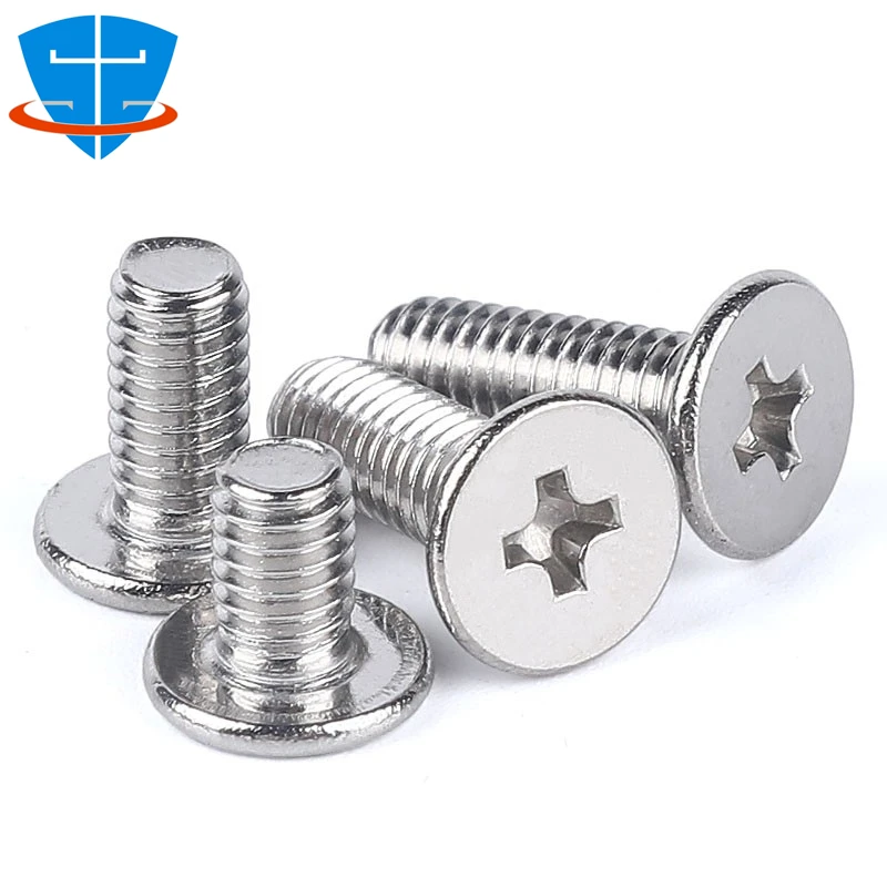 

M1 M1.4 M2 M2.5 M3 M4 M5 M6 M8 304 Stainless Steel Cross Recessed Phillips Ultra Thin Flat Wafer Head Electronic Machine Screw