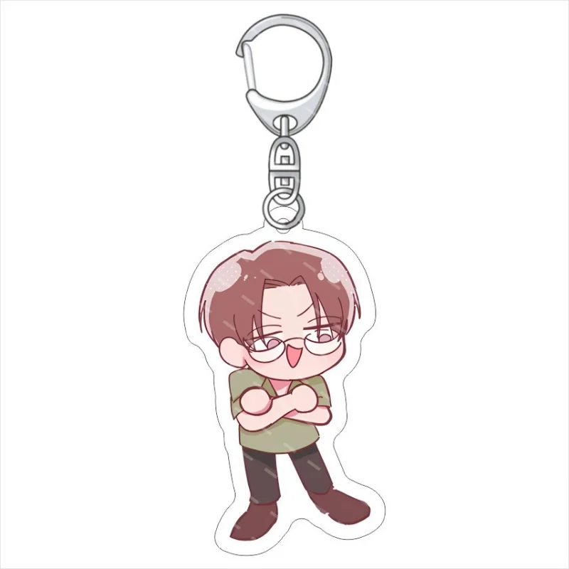 Anime Tamon's B-Side Acrylic Pendant Keychains  F/ACE Keito Natsuki Car Key Chain Key Ring Phone Bag Hanging Jewelry Gifts