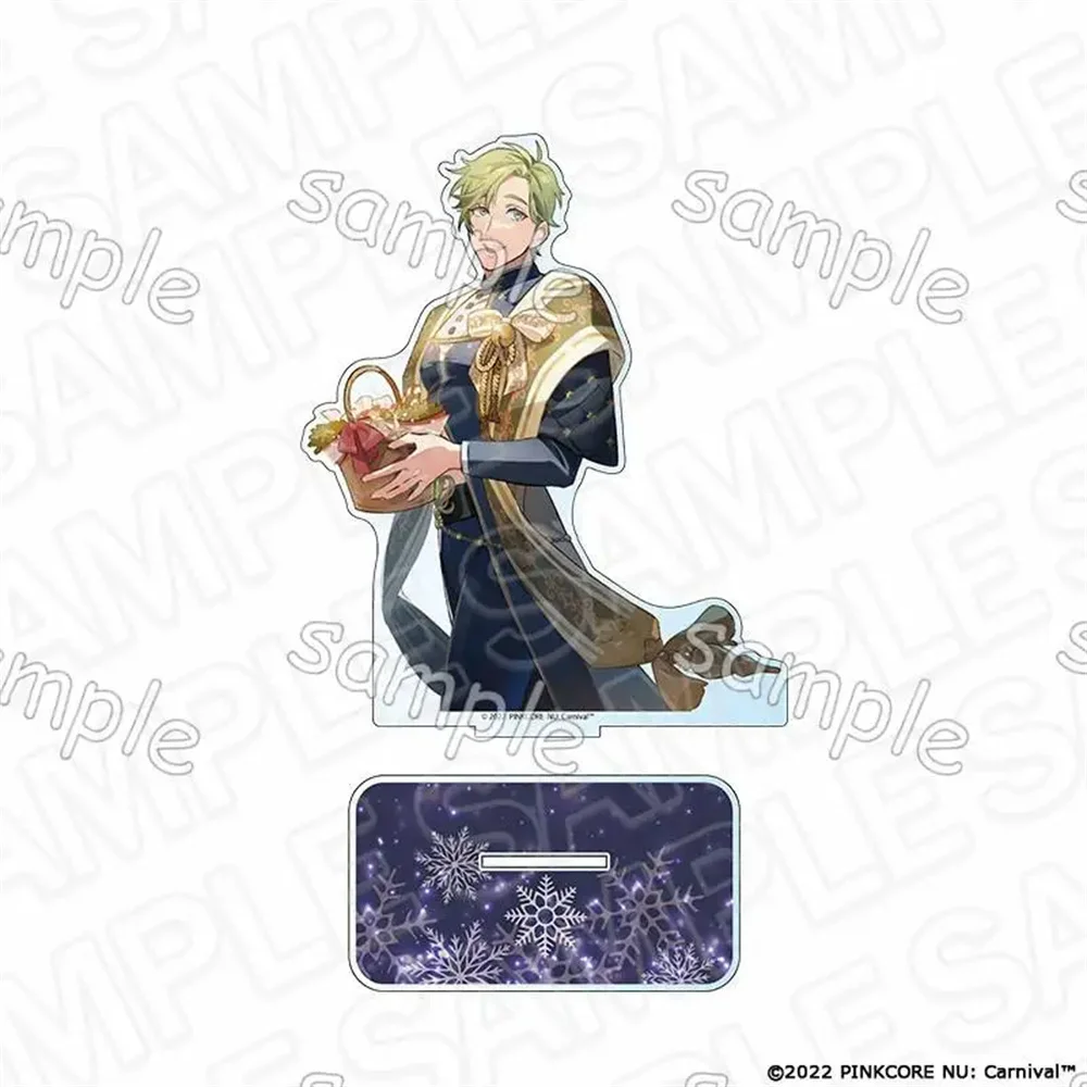 Anime Cartoon Nu Carnival Cosplay Acrylic Stand Nu: Carnival Eiden Aster Blade Quincy Dante Pendant Keyring Fans Decor Gifts