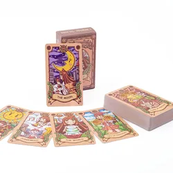 10.3X6cm Joyful Journey Tarot Deck Full English Version Oracles Deck For Girl Board Games