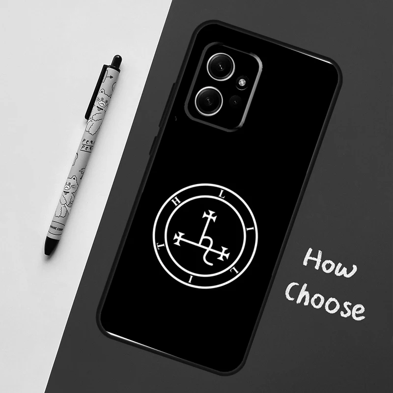 Sigil of Lilith Case For Xiaomi Redmi Note 11 12 10 Pro 8 9 Note 12S 11S 9S 10S Redmi 12C 9C 10C 12 Cover