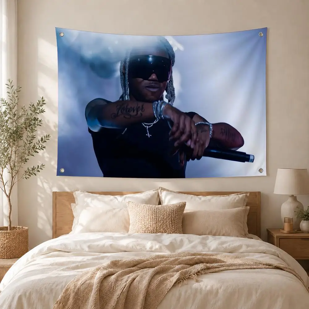Destroy Lonely Rapper Flags For Outdoor Party Home Living Room Bar Bedroom Decoration Soft Durable Tapestry Skin-friendly