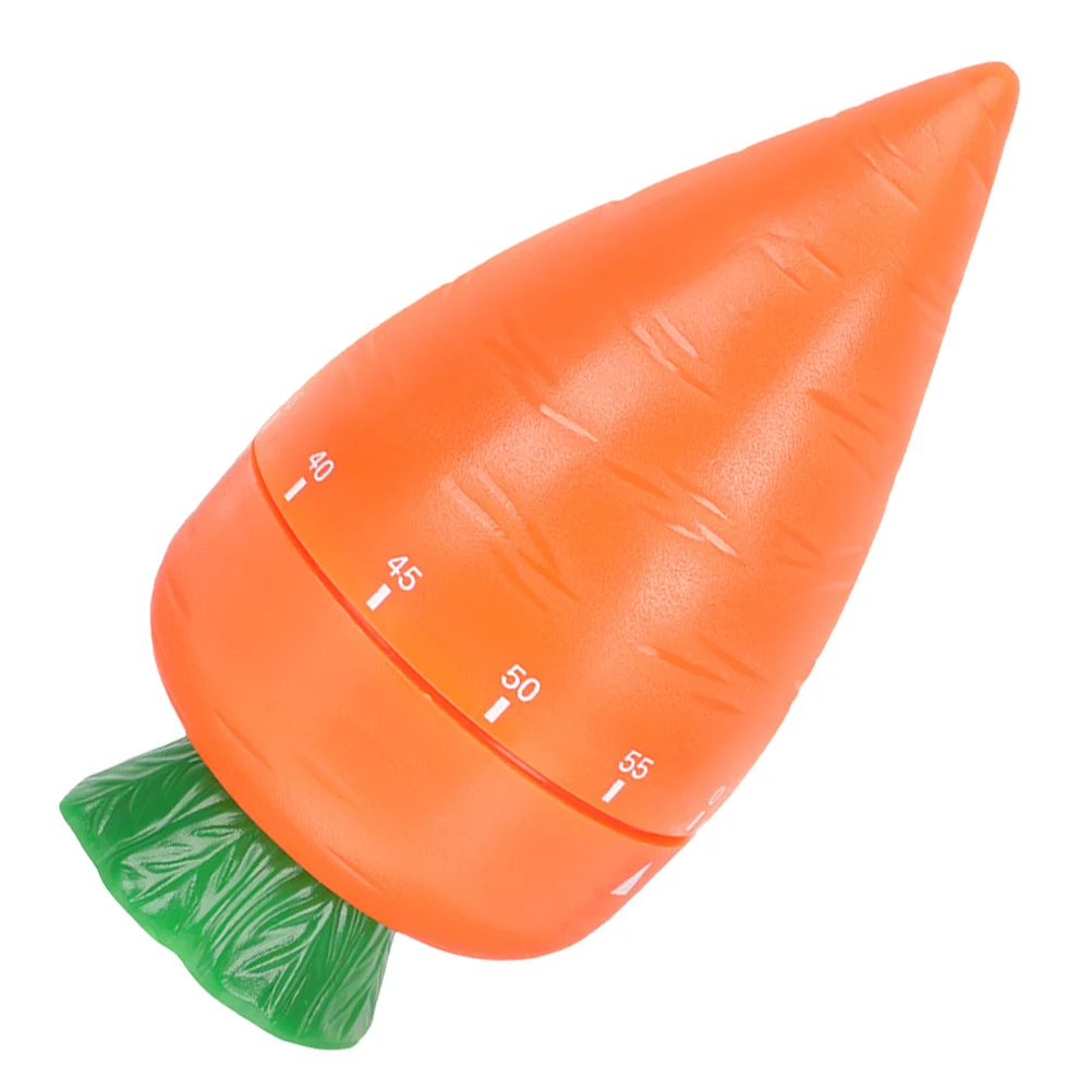 

Kitchen Timer 60 Minute Mechanical Countdown Timer Carrot Shape Cute Cooking Alarm For Baking Boiling Management
