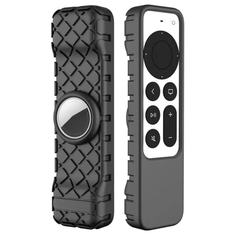 Capa protetora de controle remoto de silicone para apple tv controle remoto anti-queda dustproof capa escudo para apple tv 4k siri 2021