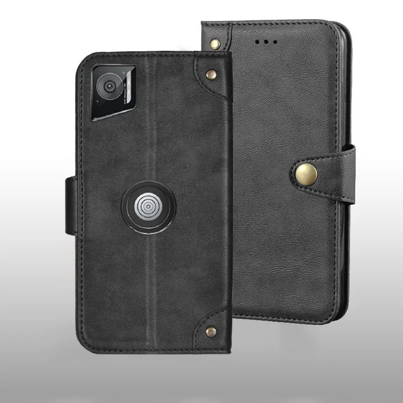 For Crosscall Stellar M6 Case Leather Retro Metal Buckle Case For Crosscall Stellar M6 Cover Conque Fundas Phone Accessories