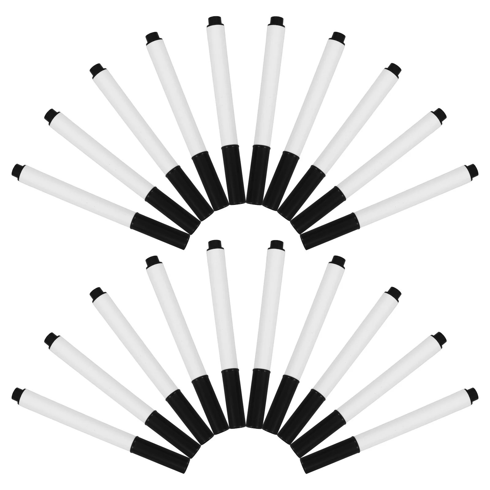 

20Pcs Erasable Whiteboard Markers Water Based Ink Smooth Flow for Windows Glass Mirrors Blackboard Reusable Marker Pens