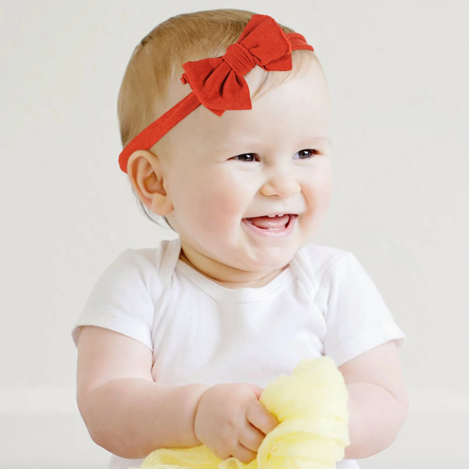 

3pcs Baby Hairbands Girls Bows Nylon Bowknot Decorations Stretchy Infant Headbands Elastic Photo Props Festival Kids Headdress