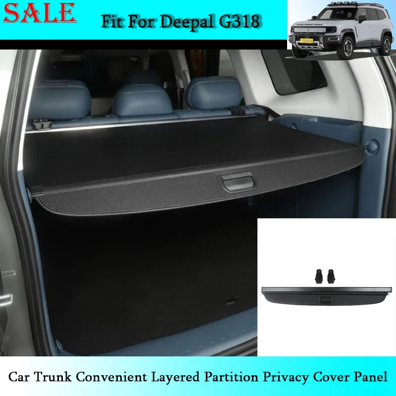 Fit for Deepal G318 Car Trunk Convenient Layered Partition Privacy Cover Panel Automobile Interior Modification Accessories