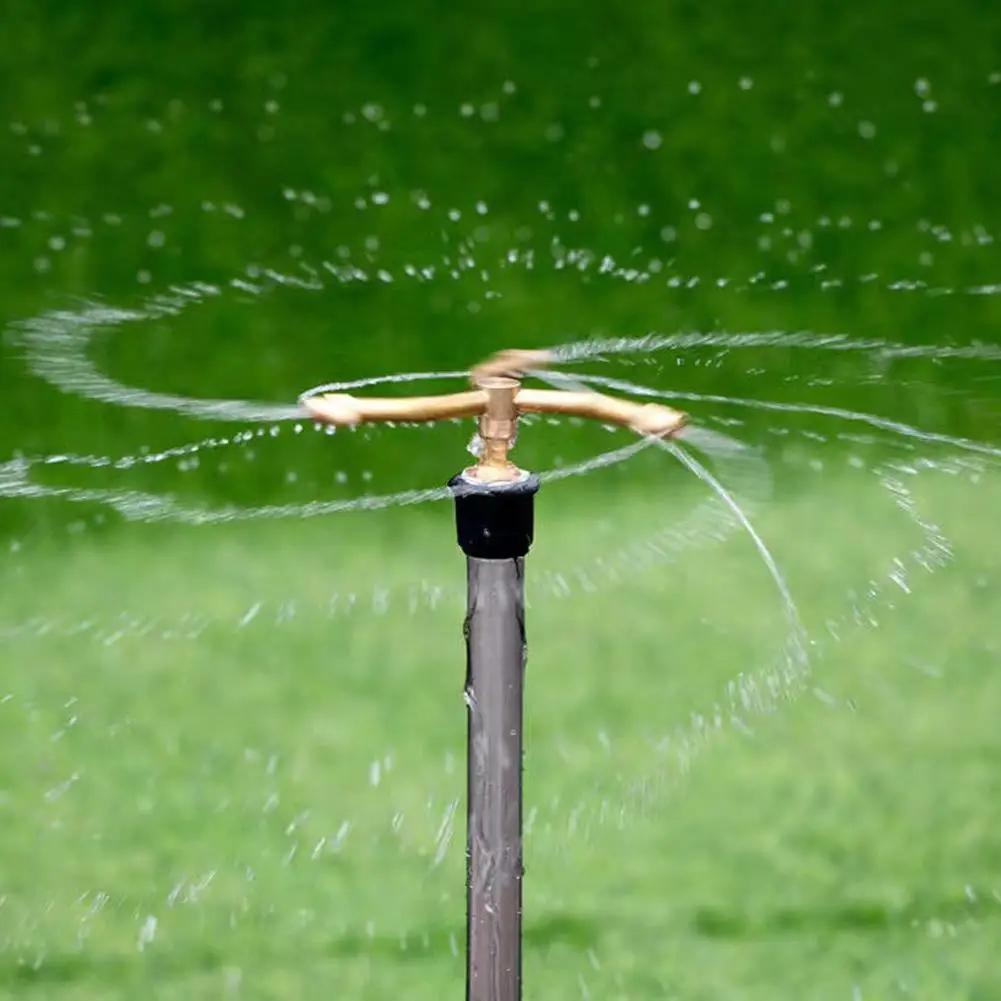 2/3/4 Arm 360 Degree Rotating Brass Nozzle Automatic Rotating Rotating Sprinkler Lawn Irrigation Watering Nozzle Spray 2026 New