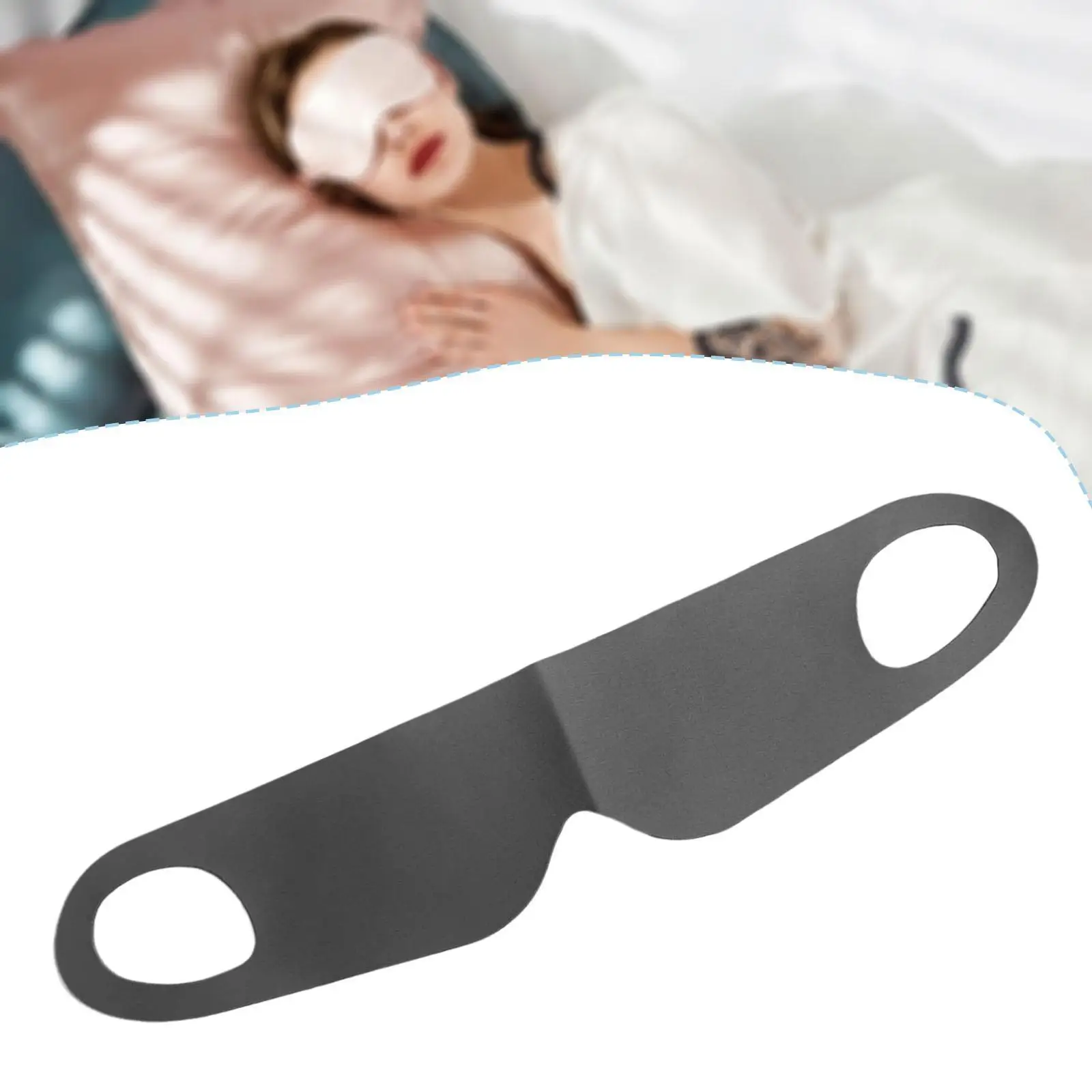 Ultralight Nylon Eye Sleep Cover Soft Comfortable Sleeping Mask Flexible Ear Hanging Eye Shade for Men Women Commuting