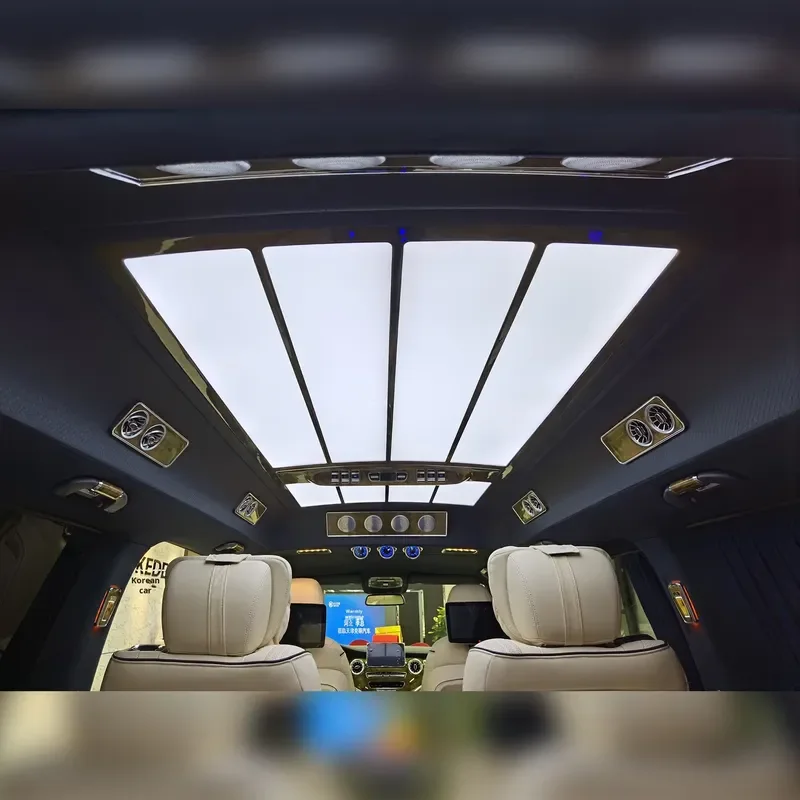 Vito16-23 Eight-Grid Leather Ceiling Light High Ceiling Special Model for Car Interior Kits