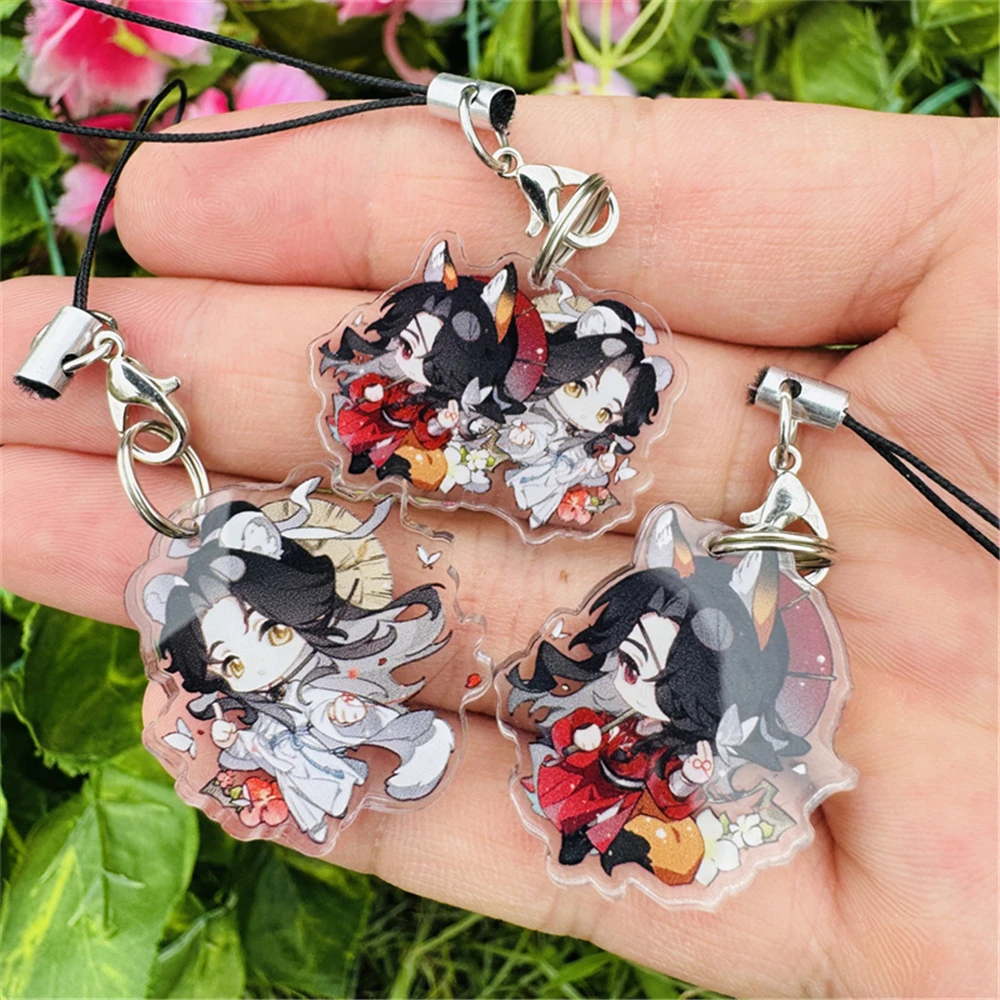 Anime Heaven Official's Blessing Xie Lian San Lang Hua Cheng Cosplay Costumes Mobile Phone Pendant Accessories Prop Gift