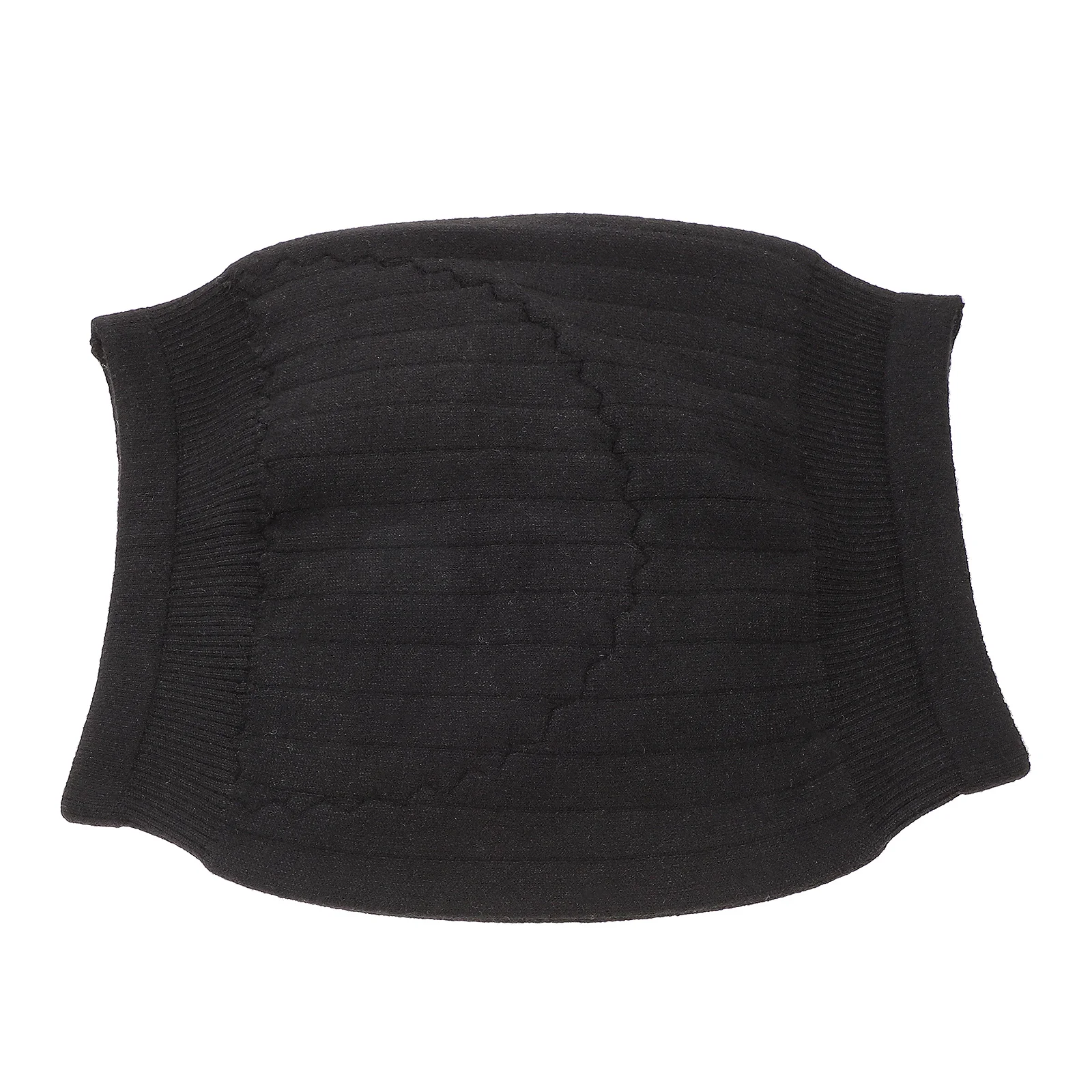 1 قطعة حزام دعم الخصر الكشمير لفصل الشتاء الأسود الدافئ حزام قطني سميكة مريحة للجنسين الخصر التفاف الظهر لتخفيف الآلام