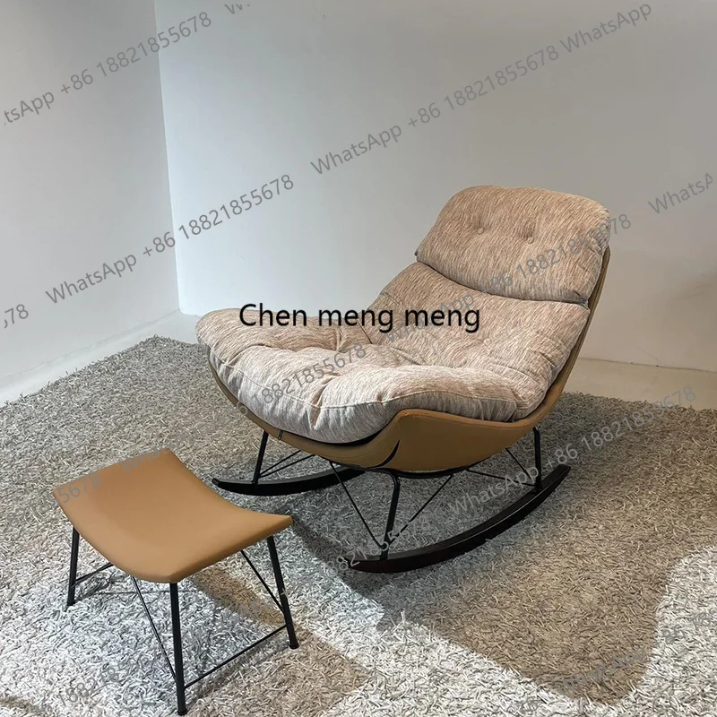 

Metal Design Living Room Chairs Rocking Comfy Single Relaxing Puffs Chairs Hotel Fluffy Italian Sillas De Sala Home Furniture