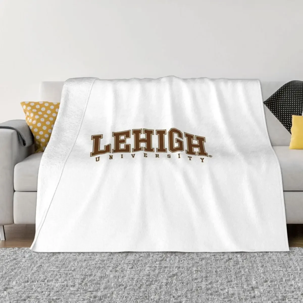 Lehigh University Throw Blanket Decorative Sofa Warm Blankets