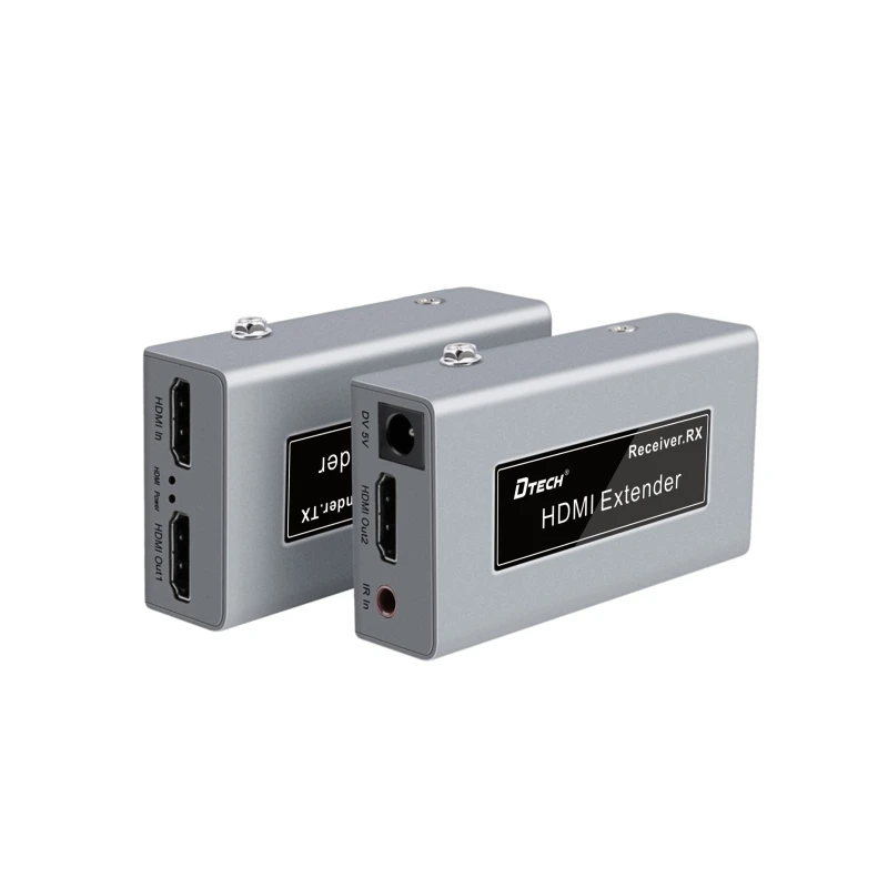 DTECH DT-7053(MS) 1080P 60Hz HDMI Single Network Cable Extender 60m Via Cat5e/6 Ethernet Cable