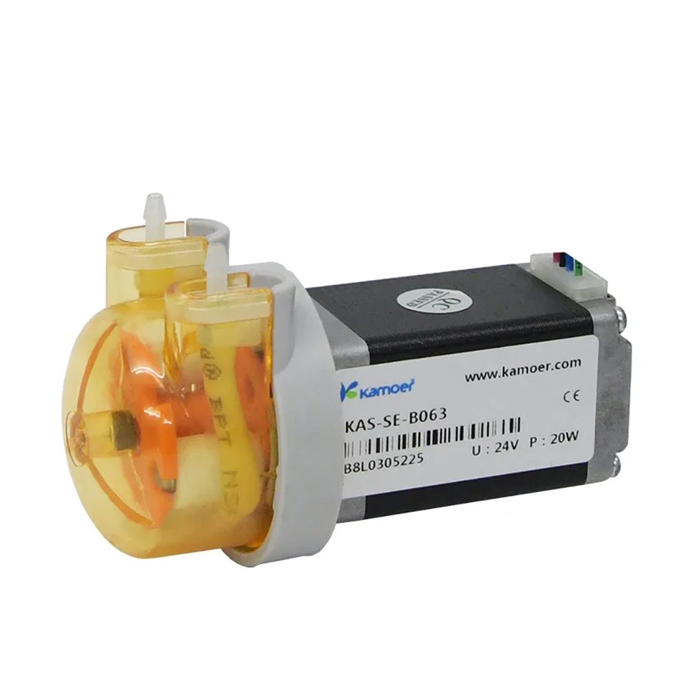 Kamoer KAS China factory  retail wholesale food grade liquid peristaltic pump 12v24v Stepper motor peristaltic pump