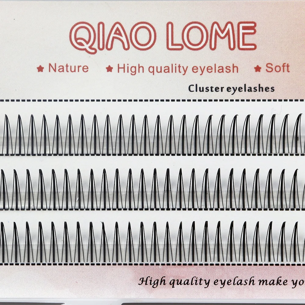 Individual Mink Eyelashes 1 Box/120 Bundles Natural Eyelash extension 3D Russia Individual Eyelash Cluster Makeup Tools Lashes