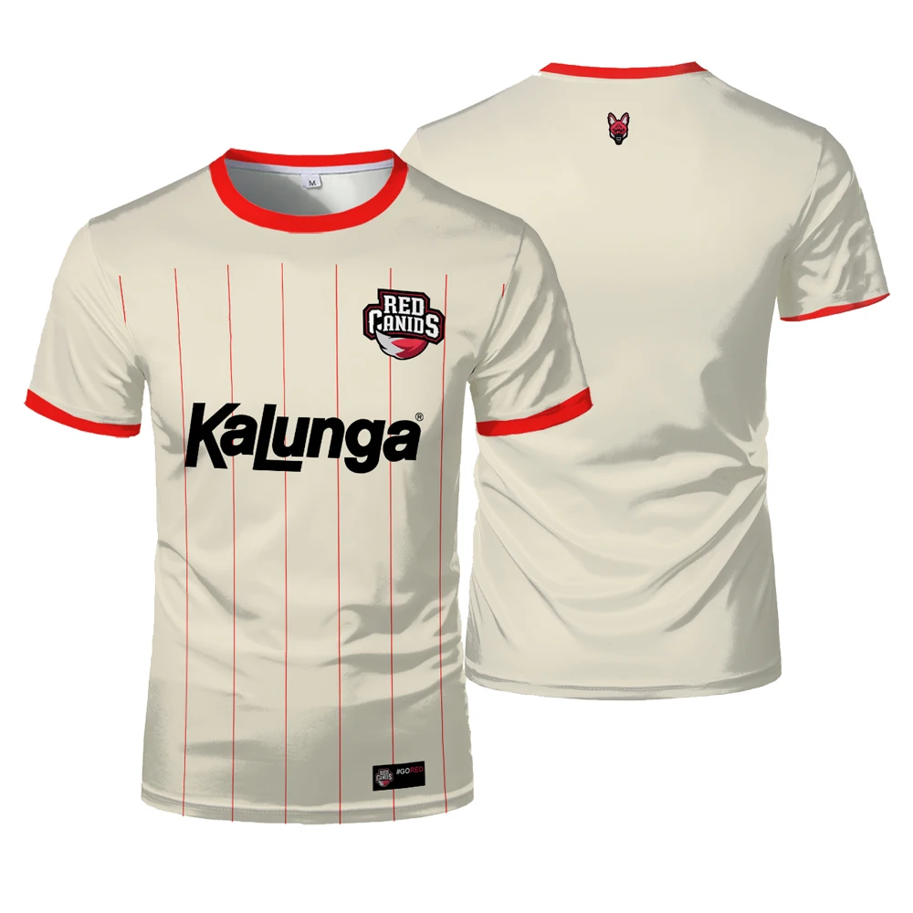 2026 New Summer Red Canids Kalunga Men T-shirt Esports Team Uniform Jersey Tshirt Original O-Neck Breathable Oversized Sport Tee