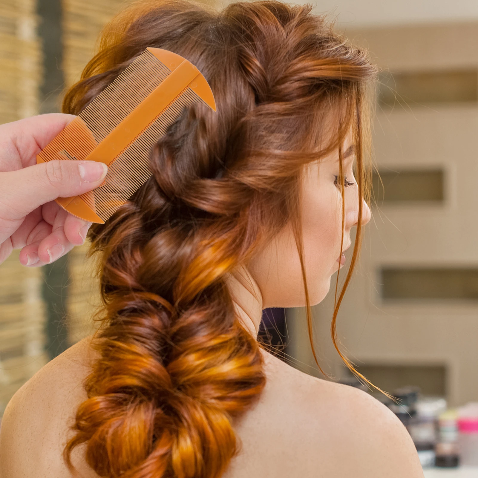 

3pcs Multicolor Fine Tooth Comb Double Sided Hair Removal Tool for Scalp Dandruff Kids Pet Flea Detangler Styling Accessory